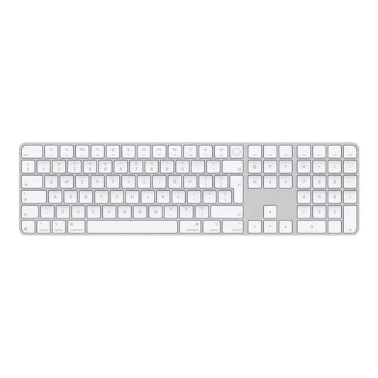 MAGIC KEYBOARD WITH TOUCH ID AND NUMERIC KEYPAD FOR MAC MODELS WITH APPLE SILICON - INTERNATIONAL ENGLISH - WHITE KEYS